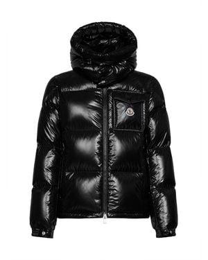 Moncler Montbeliard Short Hooded Down Jacket - Black
