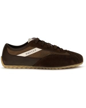 McQueen Boxe Trainers Upper: Suede; Sole: Rubber - Brown