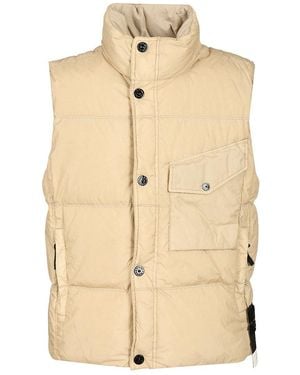Stone Island Down Vest - Natural