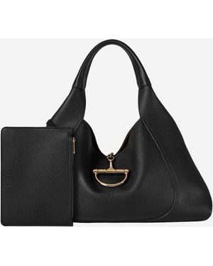 Gucci Shoulder Bag Calfskin - Black