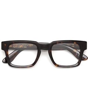 Retrosuperfuture Numero 133 Havana Glasses - Brown