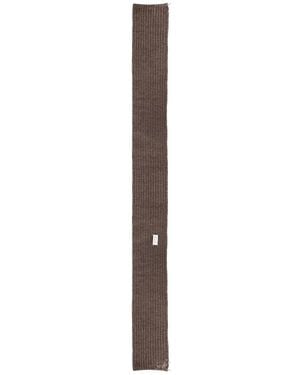 Maison Margiela Wool Scarf - Brown