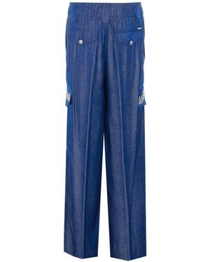 Liu Jo Pants Polyester - Blue
