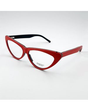 Feb31st Bella Wood Occhiali Vista - Red