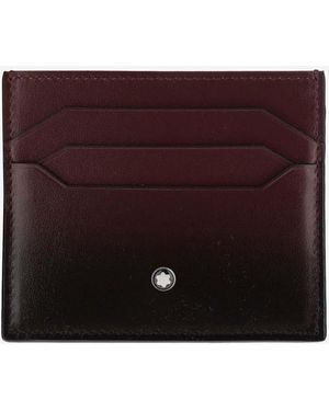 Montblanc Card Case With 6 Compartments - Purple