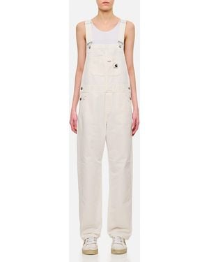 Carhartt Bib Overall Straight Salopette - White