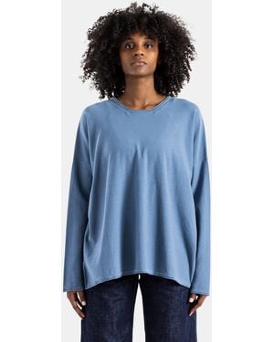 Casey Casey Overdyed Oversize T-Shirt - Blue