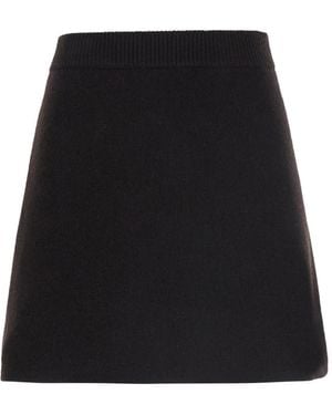 Lisa Yang Skirt Clare Cashmere Knitted - Black
