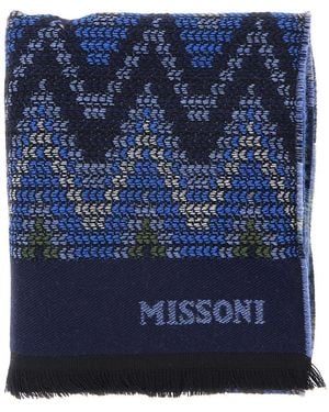 Missoni Scarf Wool - Blue