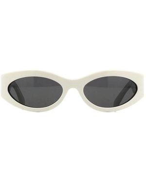 Celine Sunglasses Cat Eye Full Rim, And Zebra Frame Lens Cl40288I04A - Gray