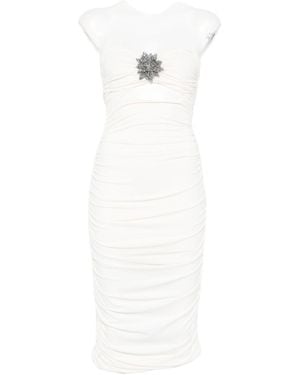 Amen Dress With Cut-Out Detail - White