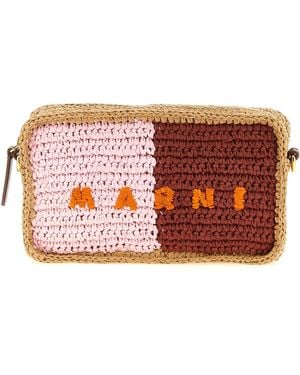 Marni Seaside Crossbody Bag - Red