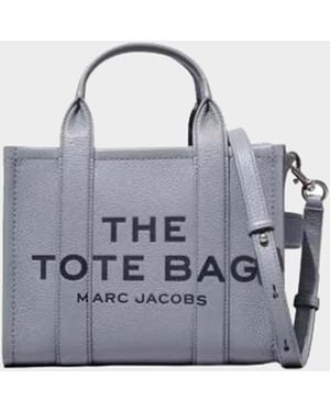 Marc Jacobs Leather The Small Tote - Grey