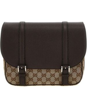 Gucci Gg Crossbody Bag - Black