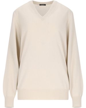 Canessa Jumpers Cashmere - White