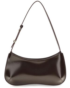 Jacquemus Calf Leather Bos Taurus Shoulder Bag - Brown