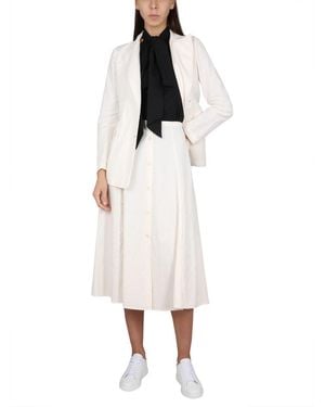 Aspesi Double-Breasted Jacket Cotton - White
