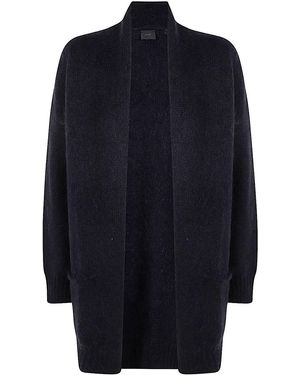 Pinko Mohair-Blend Knitted Cardigan - Blue