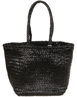 Dragon Grace Basket Small Diagonal 2X Jump 37X25X17 Cm Calf Leather Borsa - Black
