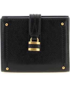 Chloé Buffalo Leather Cardholder Accessory - Black