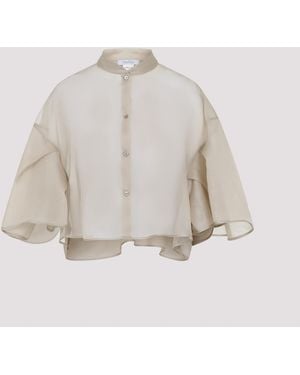 Max Mara Organza Cape Silk Scarf - Multicolor