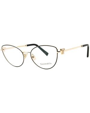 Tiffany & Co. Eyeglasses Cat Eye Full Rim, - Frame And Clear Demo Lenses Lens Tf1159B6164 - Metallic