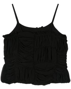 Comme des Garçons Ruffled Top - Black