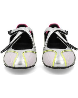 The Attico Ballerina Floor01 Polyurethane Shoe - Black