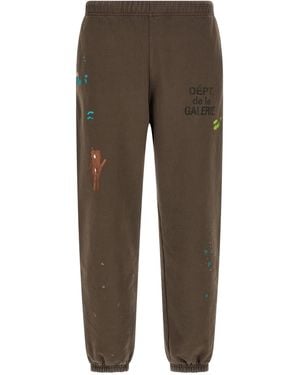 GALLERY DEPT. 'Gd French Logo' Joggers - Brown