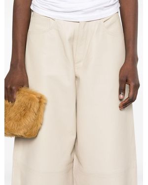 Haikure Bethany Leather Pants - Natural
