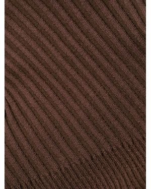 ANDREA ADAMO Top Viscose - Brown