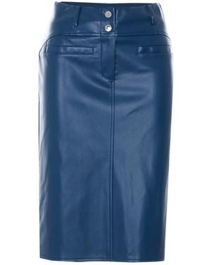 Patrizia Pepe Midi Skirt - Blue