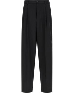 Magliano Classic Zip Double Pince Trousers Wool - Black