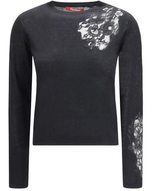 Max Mara Silk Sweatshirt Clothing - Black