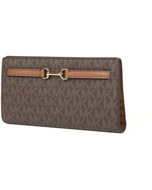 Michael Kors Wallet 89.Coated Canvas Bags - Brown