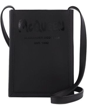 McQueen Liberty Mini Crossbody Polyester Others Bags Crossbodies - Black