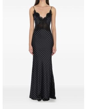 Self-Portrait Long Dresses - Black