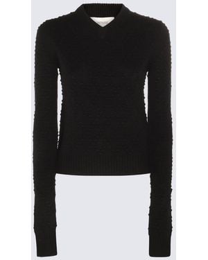 Sportmax Wool And Cashmere Blend Salve Jumper - Black