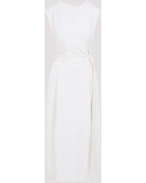 Studio Nicholson Wold Midi Dress - White