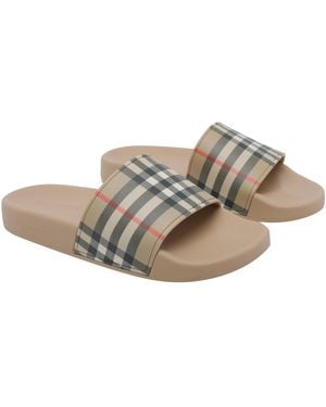 Burberry Sandals Rubber/Rubber Sole - Grey