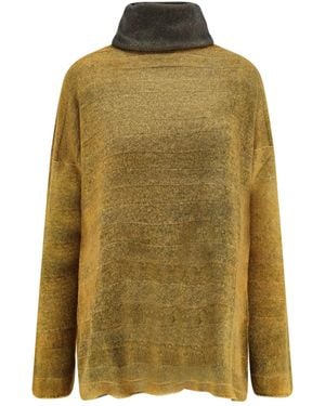 F Cashmere Bruco 89 Cashmere Turtleneck Sweater - Green