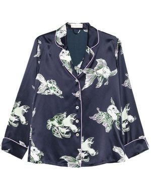 Olivia Von Halle Jumpsuit - Blue