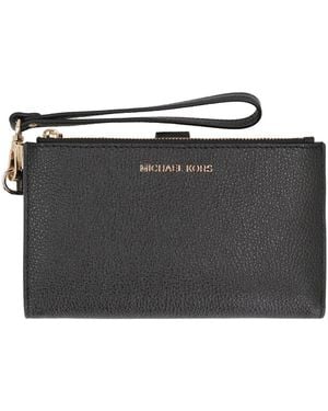 MICHAEL Michael Kors Adele Leather Wallet - Black