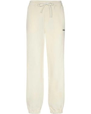 MSGM Logo Print Joggers - White