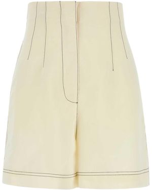 Philosophy Di Lorenzo Serafini Ivory Polyester Blend Pant - Natural