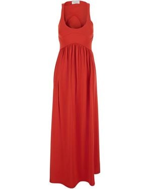 Sportmax Dress Spxpanino Viscose - Red