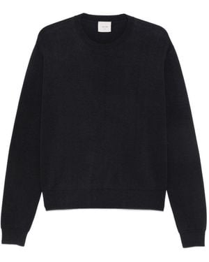 Alysi Knitted Crewneck Sweatshirt - Blue