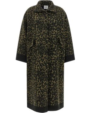 Nude Animalier Coat Wo Pa Wp Coats, Trench - Green