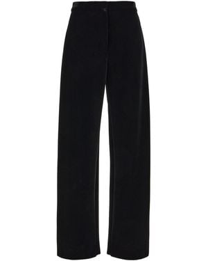 Sportmax Velvet Trousers - Black