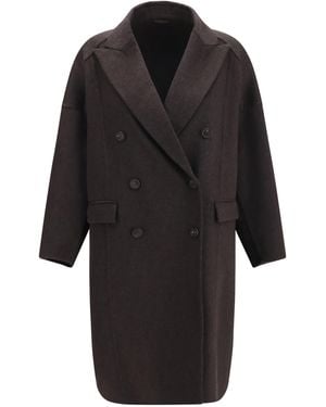 Brunello Cucinelli Cashmere Coat - Black